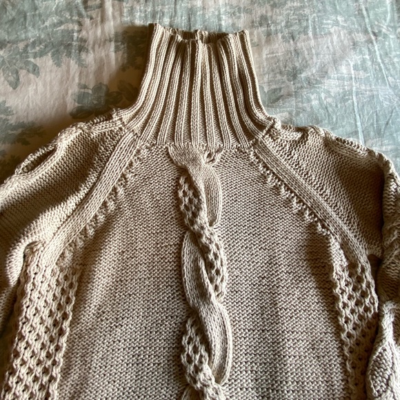 525 America Cotton Fisherman Turtleneck Sweater - Picture 6 of 13